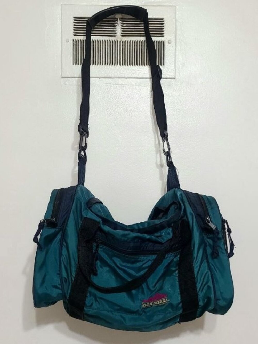 Teal Duffel Bag